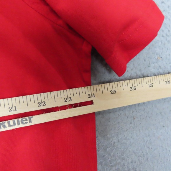 Adidas Originals Essential Tee Men XL Scarlet Red Trefoil Logo NEW - Picture 10 of 13